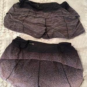 Two pair of lulu shorts